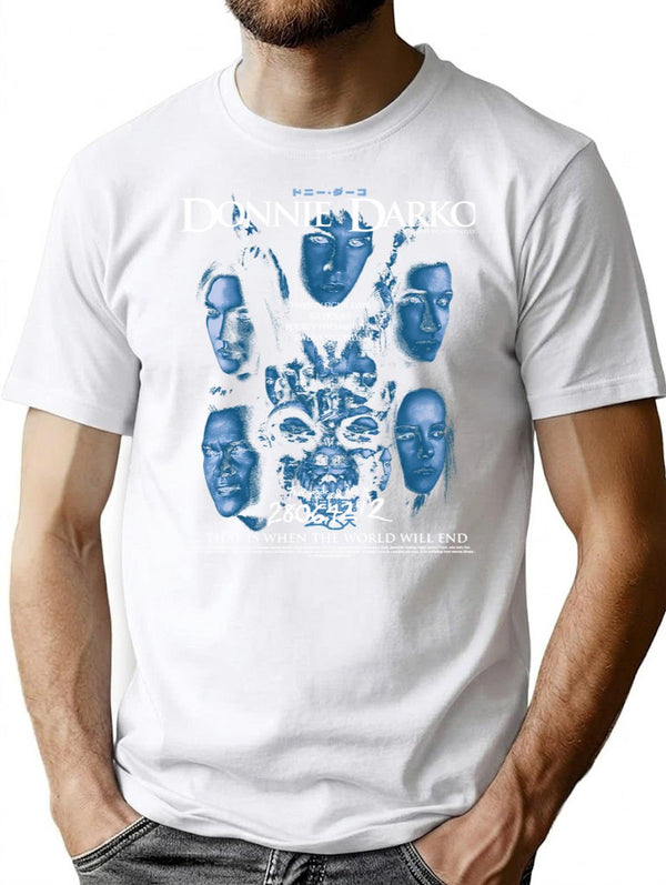 Donnie Darko - That Is When The World Will End T-Shirt for Men & Women, T-Shirts Graphic Tee - White