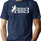 Dont Call Me A Cowgirl Until You'Ve Seen Me Ride T-Shirt for Men & Women, T-Shirts Graphic Tee - Navy