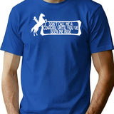 Dont Call Me A Cowgirl Until You'Ve Seen Me Ride T-Shirt for Men & Women, T-Shirts Graphic Tee - Blue
