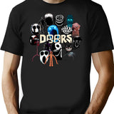 Doors Entities Everywhere T-Shirt for Men & Women, T-Shirts Graphic Tee - Black