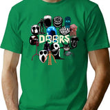 Doors Entities Everywhere T-Shirt for Men & Women, T-Shirts Graphic Tee - Green