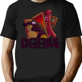Doors - Seek Horror T-Shirt for Men & Women, T-Shirts Graphic Tee - Black