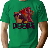 Doors - Seek Horror T-Shirt for Men & Women, T-Shirts Graphic Tee - Green
