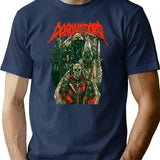 Dorohedoro Metal Rock Band T-Shirt for Men & Women, T-Shirts Graphic Tee - Navy