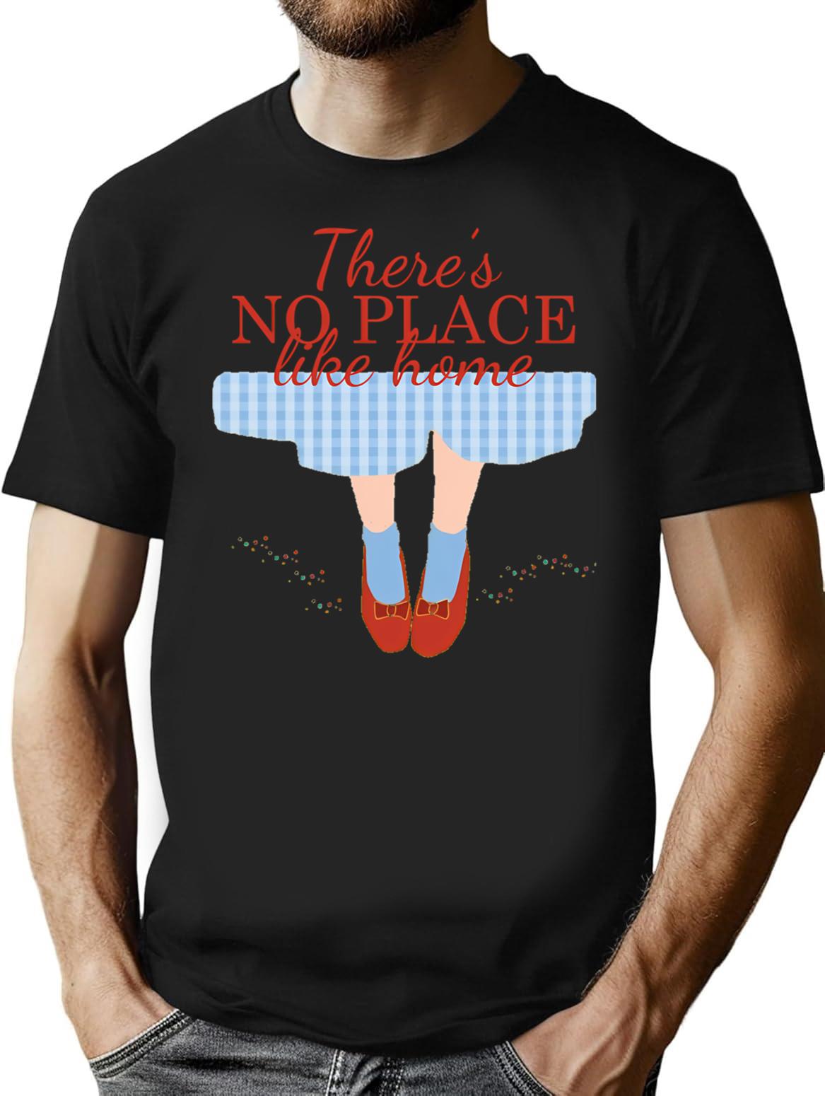 Dorothy Quotes It'S Not Where You Go It'S Who You Meet Along The Way Vintage Fantasy (3) T-Shirt for Men & Women, T-Shirts Graphic Tee - Black