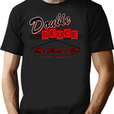 Double Deuce Roadhouse Sign Lts T-Shirt for Men & Women, T-Shirts Graphic Tee - Black