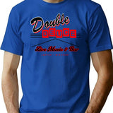 Double Deuce Roadhouse Sign Lts T-Shirt for Men & Women, T-Shirts Graphic Tee - Blue