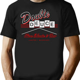 Double Deuce Roadhouse Sign T-Shirt for Men & Women, T-Shirts Graphic Tee - Black