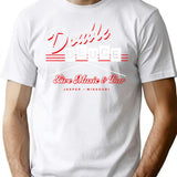 Double Deuce Roadhouse Sign T-Shirt for Men & Women, T-Shirts Graphic Tee - White