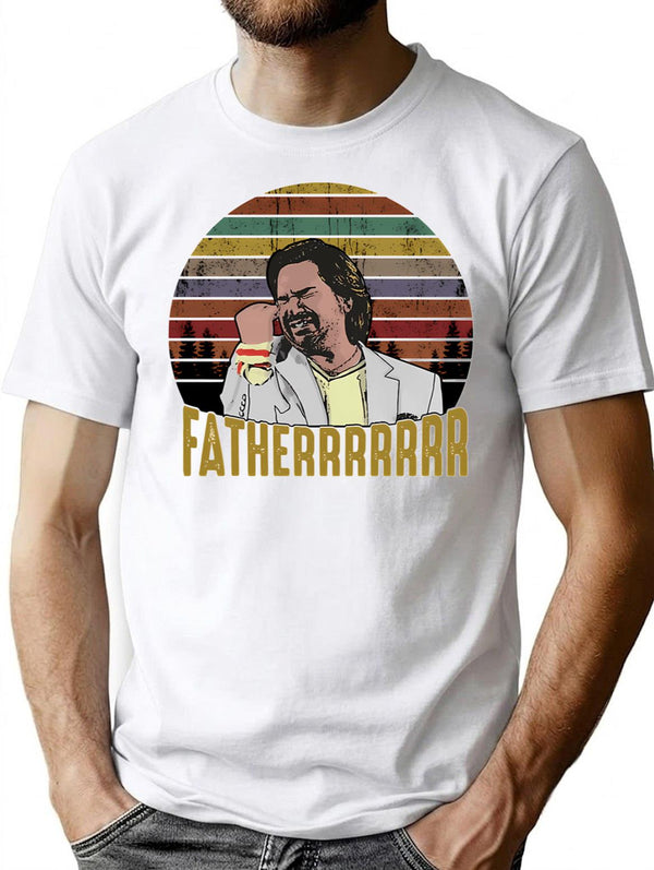 Douglas Reynholm Father The It Crowd Funny Vintage T T-Shirt for Men & Women, T-Shirts Graphic Tee - White