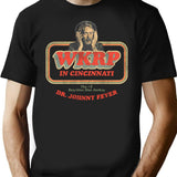 Dr. Johnny Fever Wkrp In Cincinnati Lts Worn T-Shirt for Men & Women, T-Shirts Graphic Tee - Black