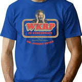 Dr. Johnny Fever Wkrp In Cincinnati Lts Worn T-Shirt for Men & Women, T-Shirts Graphic Tee - Blue