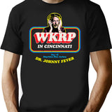 Dr. Johnny Fever Wkrp In Cincinnati T-Shirt for Men & Women, T-Shirts Graphic Tee - Black