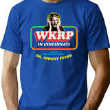 Dr. Johnny Fever Wkrp In Cincinnati T-Shirt for Men & Women, T-Shirts Graphic Tee - Blue