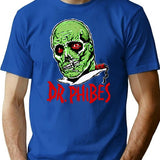 Dr. Phibes T-Shirt for Men & Women, T-Shirts Graphic Tee - Blue