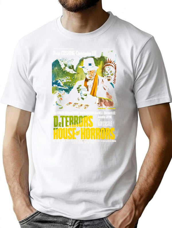 Dr Terrorx27S House Of Horrors T-Shirt for Men & Women, T-Shirts Graphic Tee - White