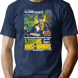 Dr Terrorx27S House Of Horrors T-Shirt for Men & Women, T-Shirts Graphic Tee - Navy