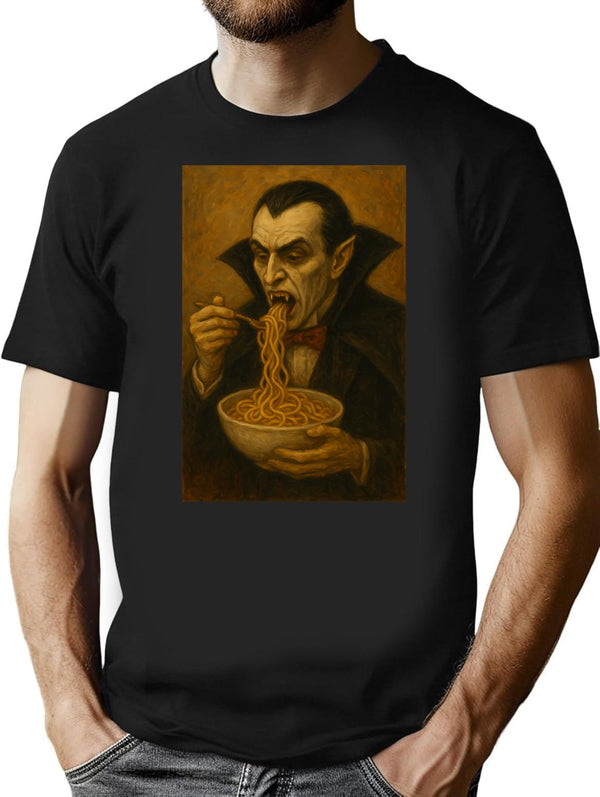Drack And His Noodles - T-Shirt T-Shirt for Men & Women, T-Shirts Graphic Tee - Black