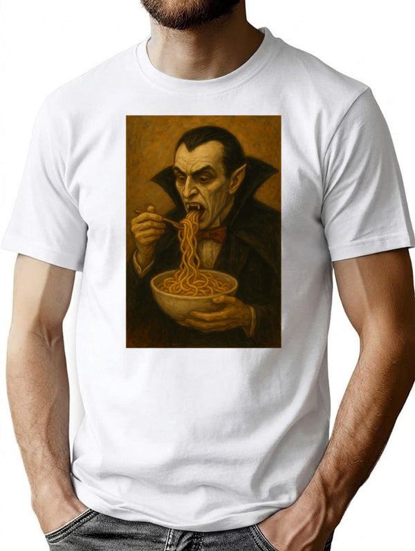 Drack And His Noodles - T-Shirt T-Shirt for Men & Women, T-Shirts Graphic Tee - White