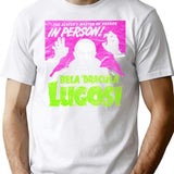 Dracula Lugosi Master Of Horror Movie Vampire T-Shirt for Men & Women, T-Shirts Graphic Tee - White