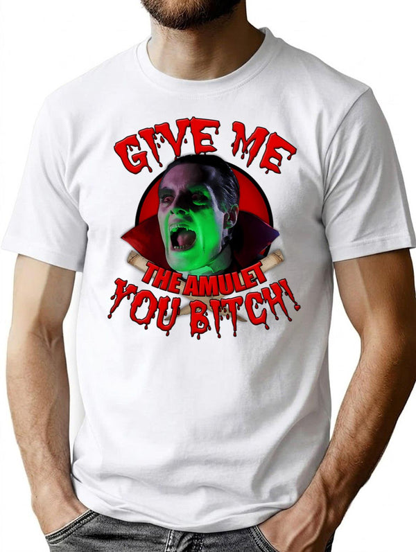 Dracula Wants Dracula Gets T-Shirt for Men & Women, T-Shirts Graphic Tee - White