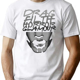 Drag Filth Horror Glamour T-Shirt for Men & Women, T-Shirts Graphic Tee - White