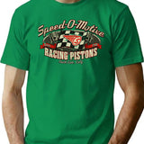 Drag Racing Speed-O-Motive Racing Pistons 1946 T-Shirt for Men & Women, T-Shirts Graphic Tee - Green