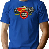 Drag Racing Wynns Hot Rod Lube 1947 T-Shirt for Men & Women, T-Shirts Graphic Tee - Blue