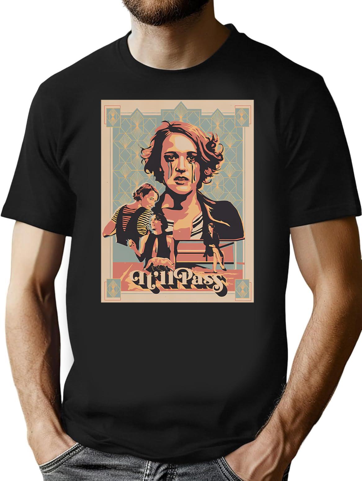 Dramatic Post T-Shirt for Men & Women, T-Shirts Graphic Tee - Black
