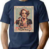 Dramatic Post T-Shirt for Men & Women, T-Shirts Graphic Tee - Navy