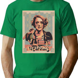 Dramatic Post T-Shirt for Men & Women, T-Shirts Graphic Tee - Green