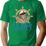 Drinks At My Hut Dks T-Shirt for Men & Women, T-Shirts Graphic Tee - Green