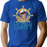 Drinks At My Hut Dks T-Shirt for Men & Women, T-Shirts Graphic Tee - Blue
