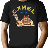 Dromedary Camel Crush Cigarette Joe Camel Design (1) T-Shirt for Men & Women, T-Shirts Graphic Tee - Black