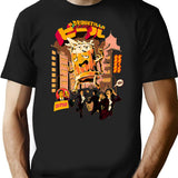 Drunk Beer Attack T-Shirt for Men & Women, T-Shirts Graphic Tee - Black