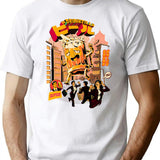 Drunk Beer Attack T-Shirt for Men & Women, T-Shirts Graphic Tee - White