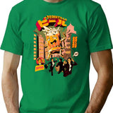 Drunk Beer Attack T-Shirt for Men & Women, T-Shirts Graphic Tee - Green