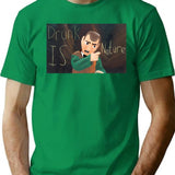 Drunk Is Nature - Moral Orel T-Shirt for Men & Women, T-Shirts Graphic Tee - Green