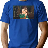Drunk Is Nature - Moral Orel T-Shirt - Blue