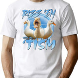 Duck Rizz Em With The Tism Funny Animal Lover T-Shirt - White