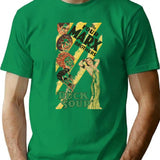 Duck Soup - Vintage Distressed Look T-Shirt - Green