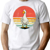 Duck Vintage Duck Farm Animals Duck Lover T-Shirt - White