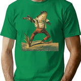 Dueling Frog - Frog With Pistol T-Shirt - Green