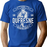 Dufresne Accounting Service T-Shirt for Men & Women, T-Shirts Graphic Tee - Blue