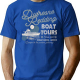 Dufresne Redding Boat Tours Shawshank Redemption Worn T-Shirt for Men & Women, T-Shirts Graphic Tee - Blue