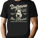 Dufresne Tax Services Dks Worn T-Shirt for Men & Women, T-Shirts Graphic Tee - Black