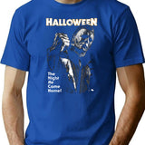 Duk Fat - The Night He Came Home (Distressed) T-Shirt for Men & Women, T-Shirts Graphic Tee - Blue