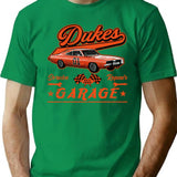 Dukes Garage T-Shirt for Men & Women, T-Shirts Graphic Tee - Green