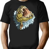 Dunkleosteus T-Shirt - Retro Graphic Tee for Men & Women - Black