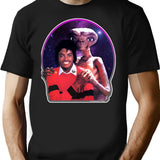E.T. And Mike Essential . T-Shirt for Men & Women, T-Shirts Graphic Tee - Black